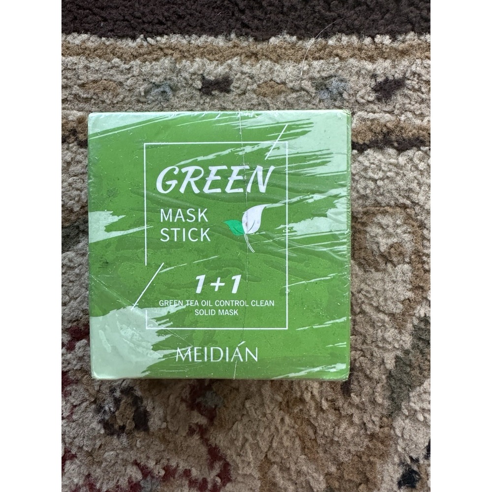 Meidian Green Tea Mask Stick 1+1 Deep Clean‎ Pore Blackhead Remover Oil Control